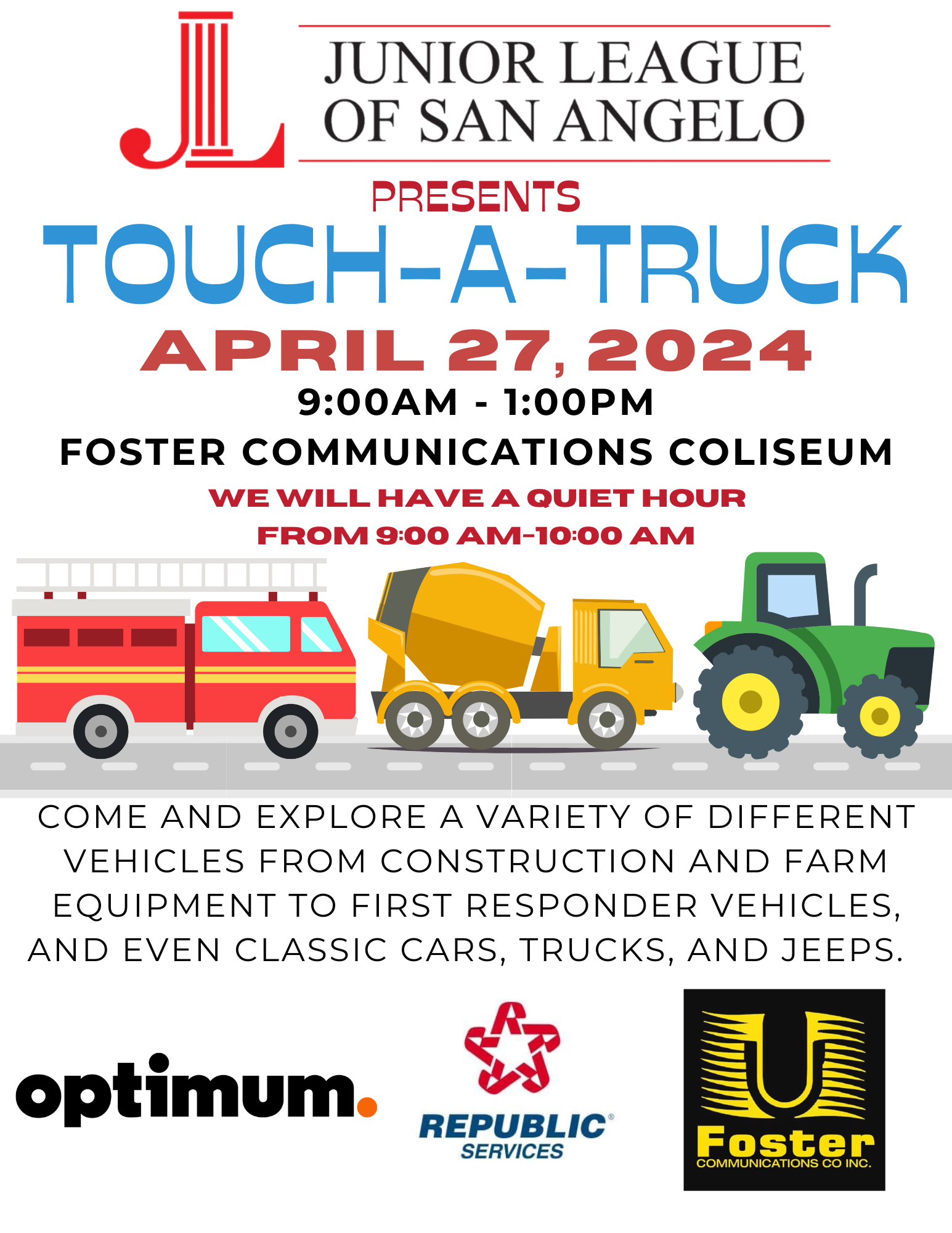 TOUCH A TRUCK 2024 San Angelo Junior League